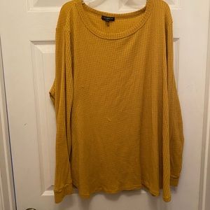 Yellow long sleeve shirt